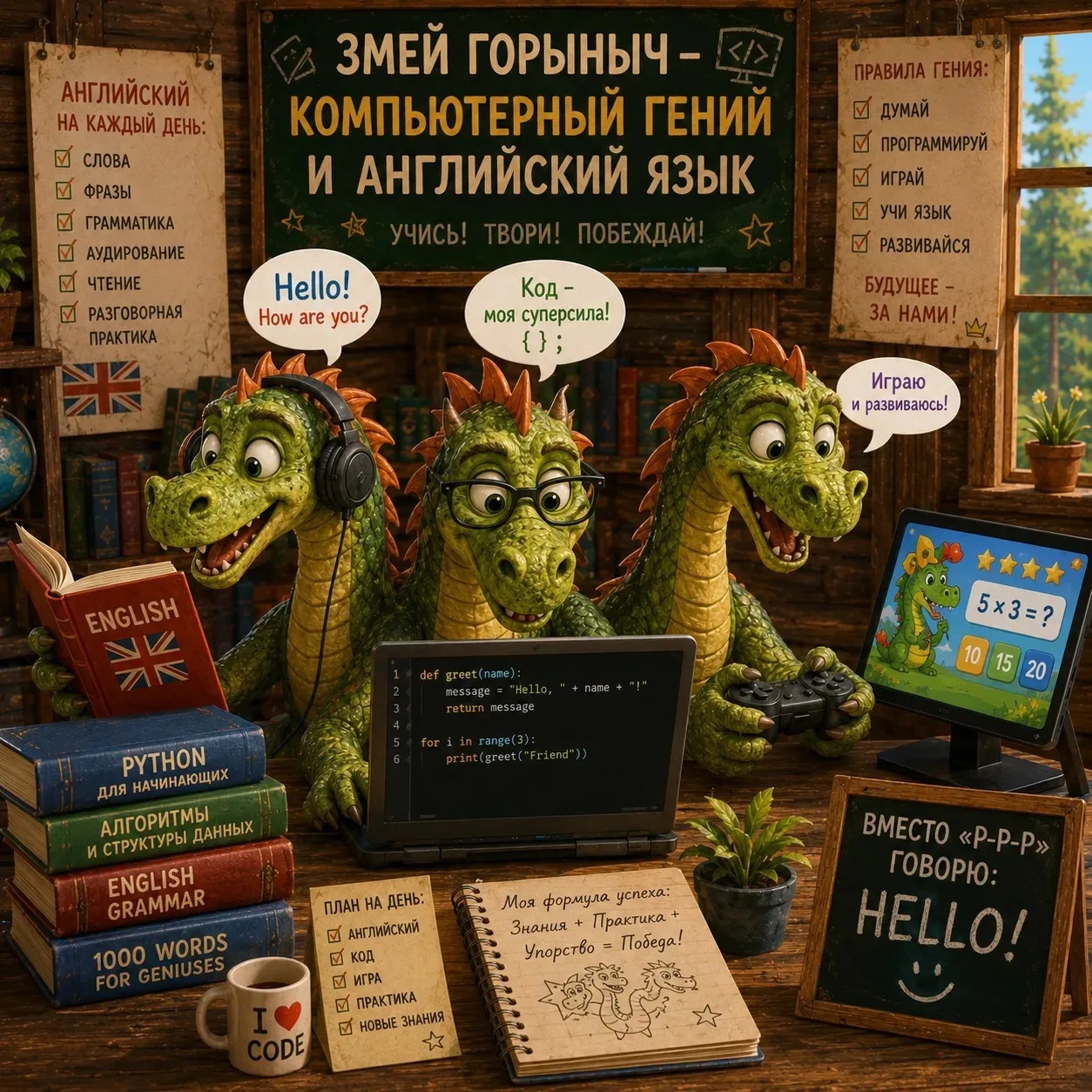 🐾 А что, если бы герои русских народных сказок попали в ДЮЦ?