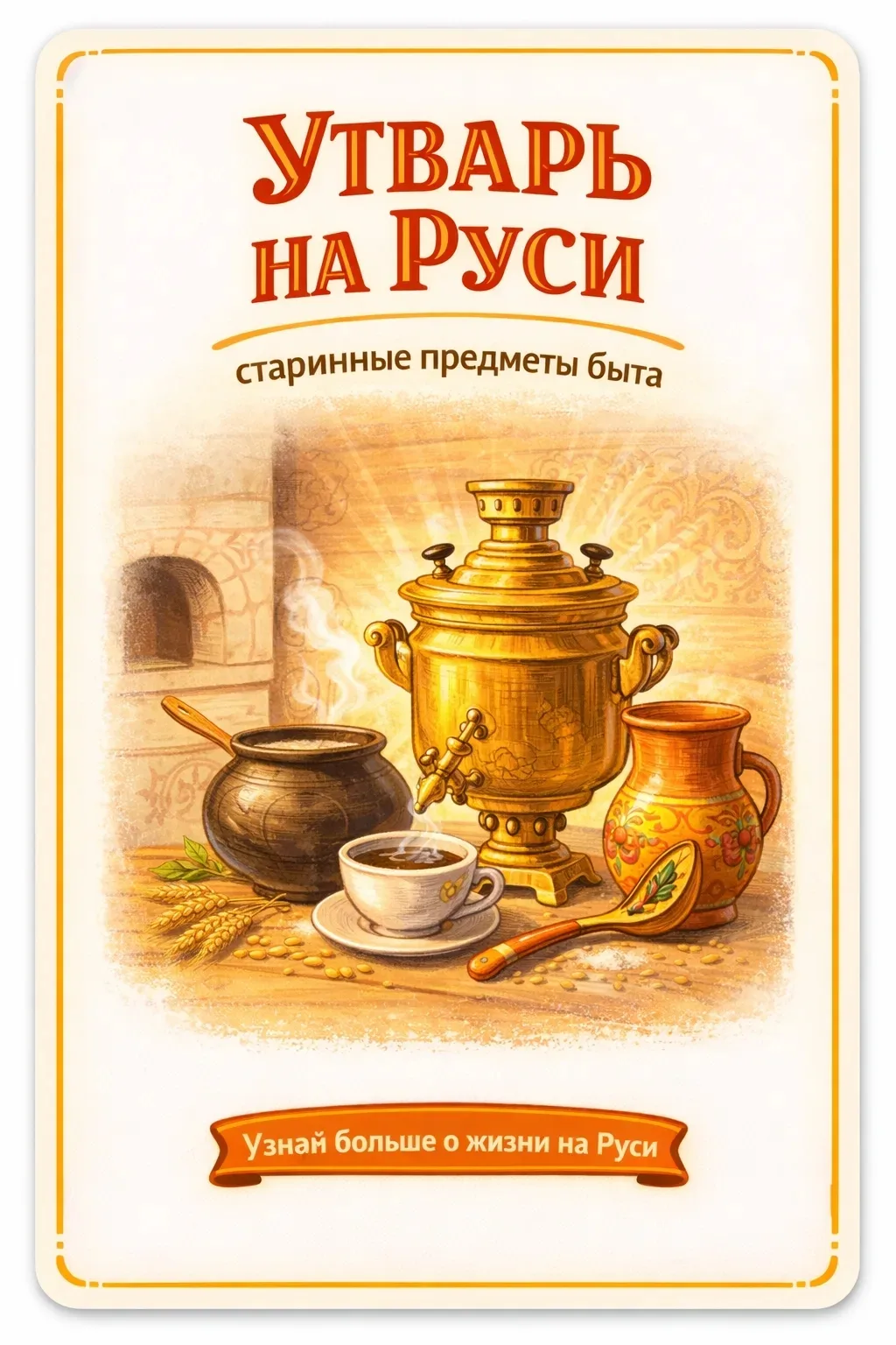 Узнай больше о жизни наших  предков на Руси.
