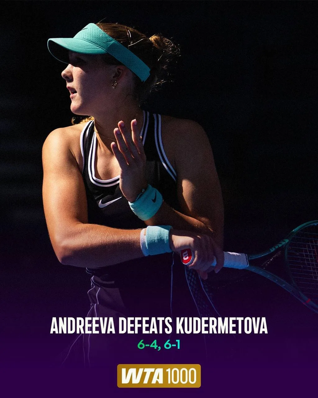 🎾 Умница! Мирра Андреева – в четвертом круге турнира в Пекине.