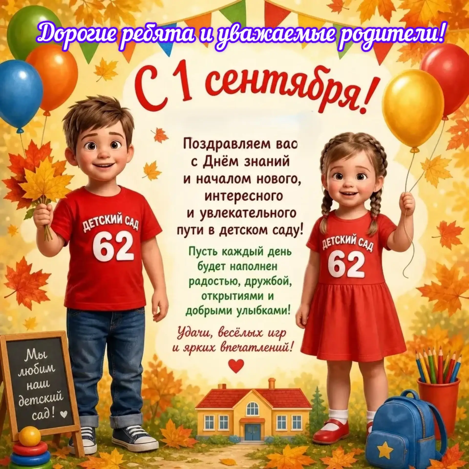 🌼 В нашем саду теперь живут Гриша и Ася — добрые маскоты, которые встречают ребят, под...
