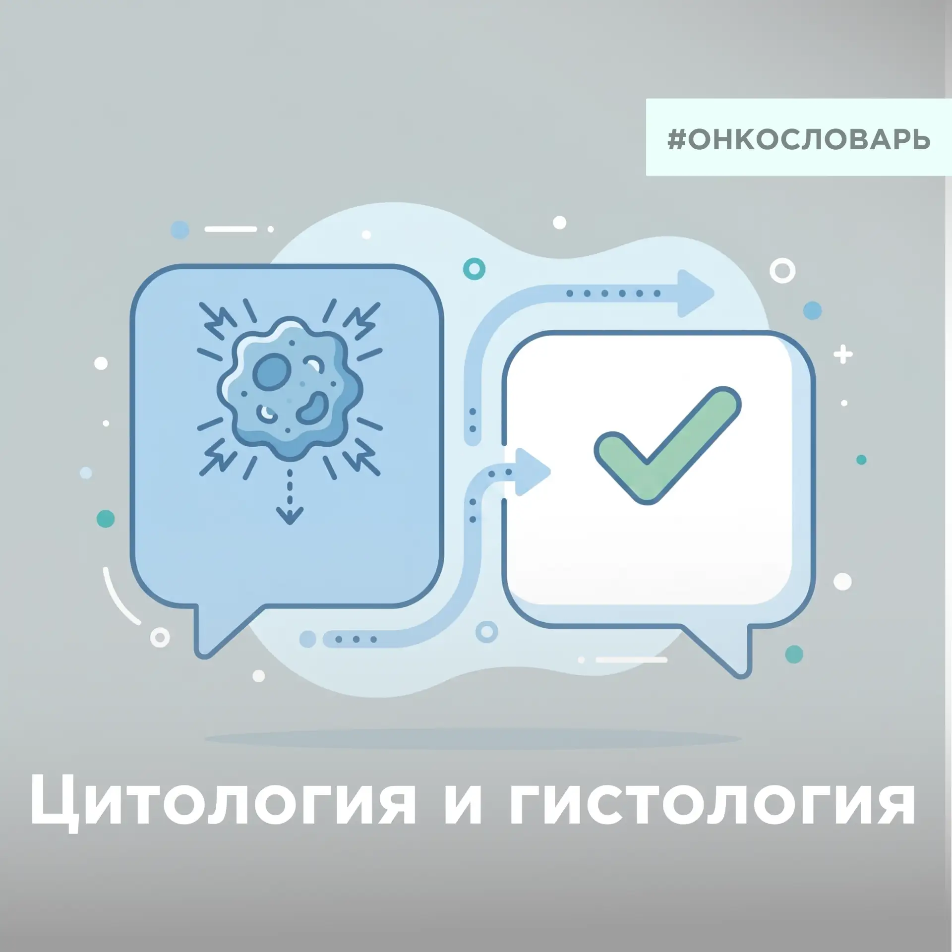 Цитология — исследование клеток.