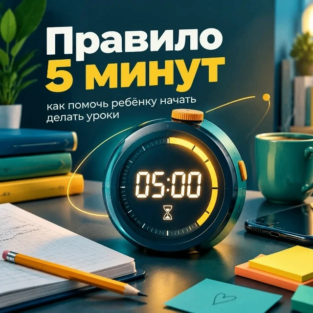 Иногда школьнику бывает сложно быстро включиться в домашнюю работу. Задание может казат...