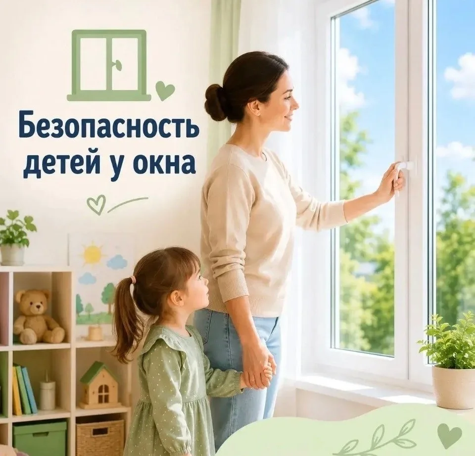 🪟 Безопасность детей у окна