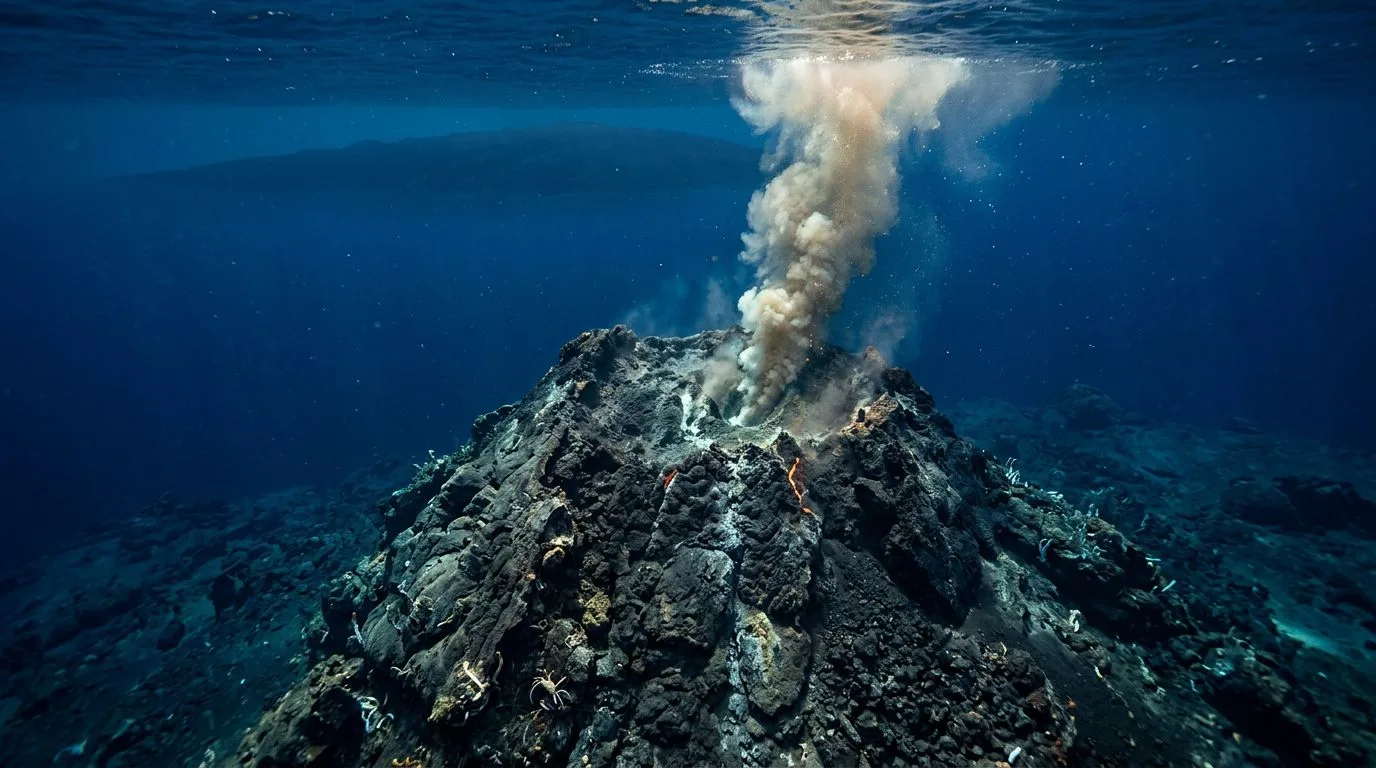 🌋 У Гавайев растёт новый остров, и он пока под водой