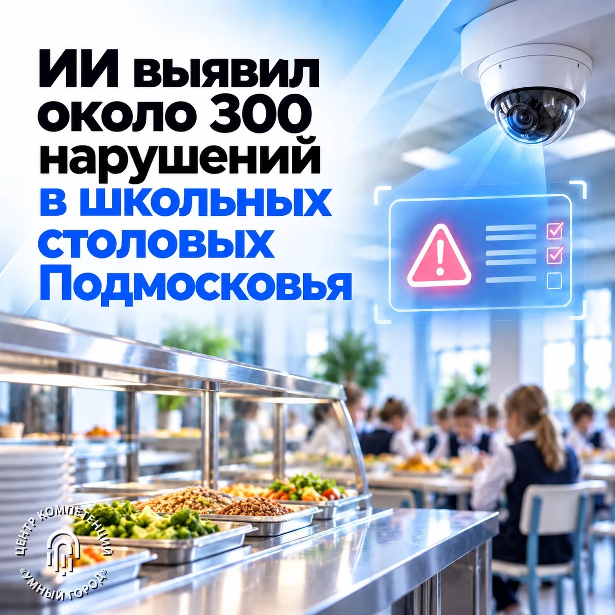 ИИ помог устранить около 300 нарушений в школьных столовых Подмосковья