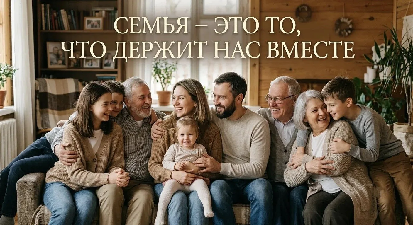 👨‍👩‍👧‍👦 СЕМЬЯ – ЭТО ТО, ЧТО ДЕРЖИТ НАС ВМЕСТЕ