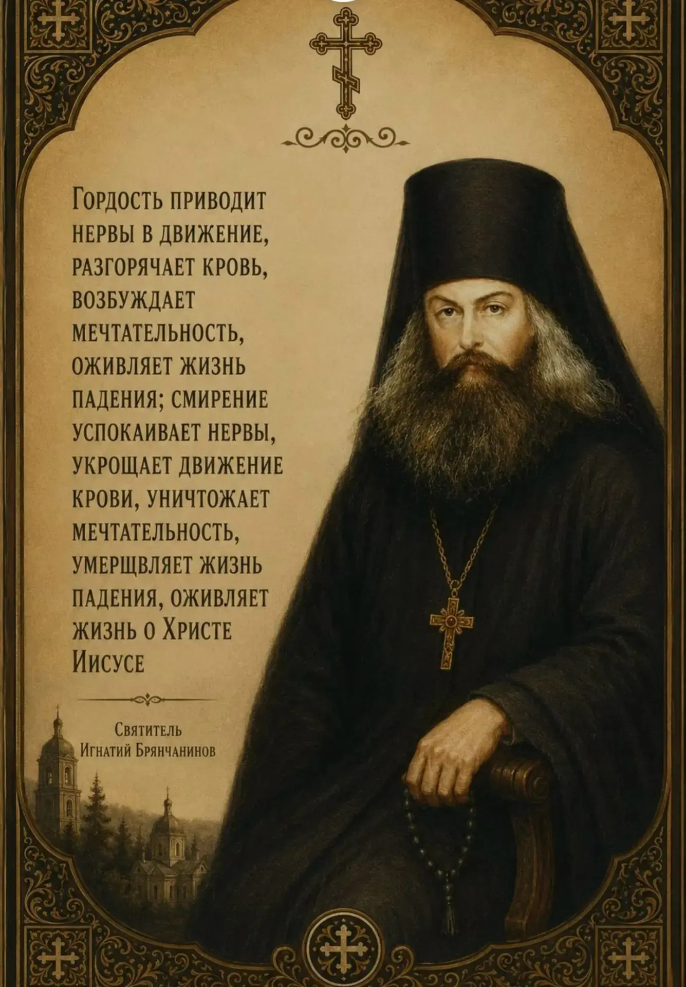 Живи со всеми в мире, согласии, любви, тишине, уважая других, снисходи к их слабостям, ...