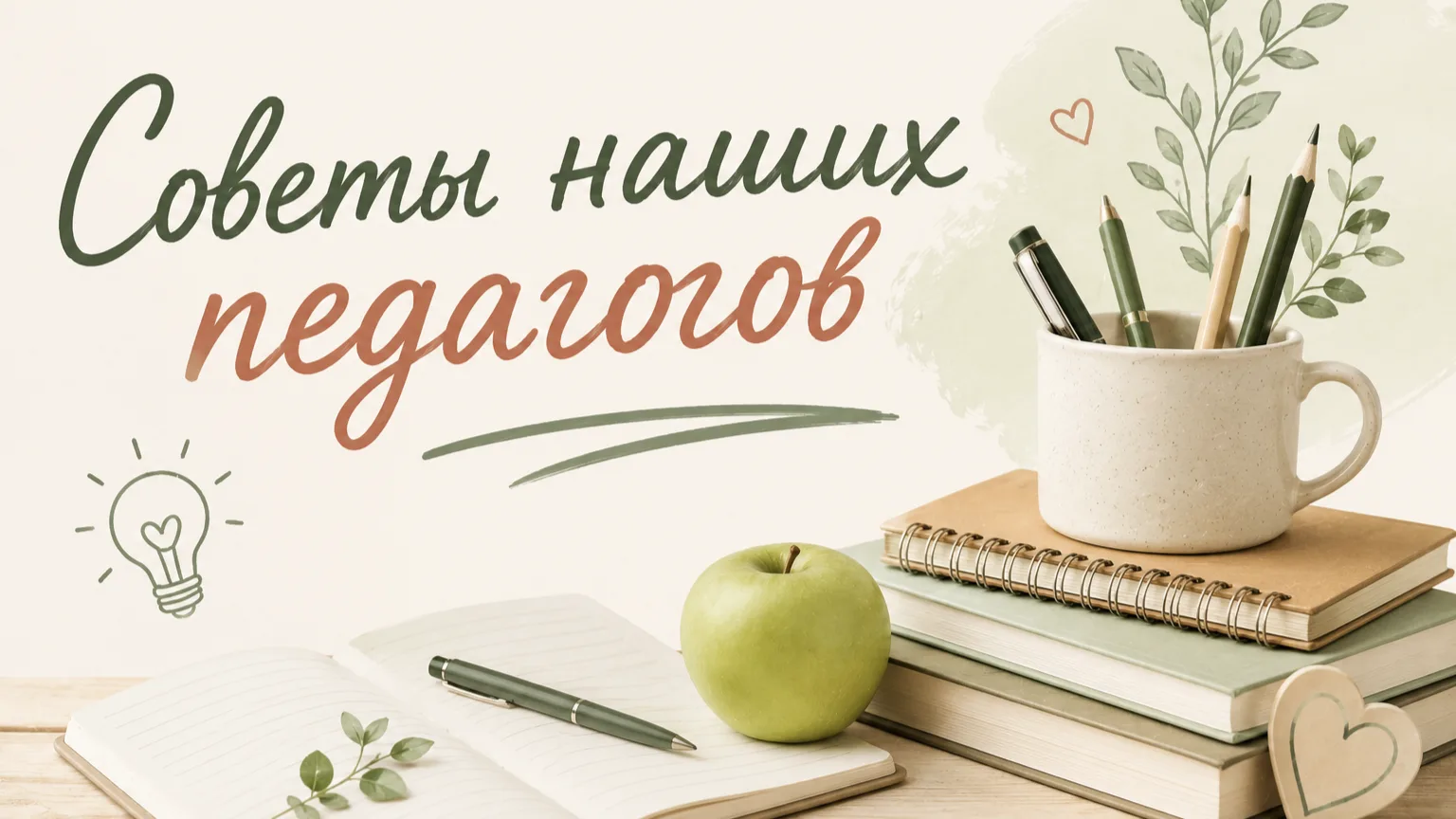 Советы наших педагогов 📖