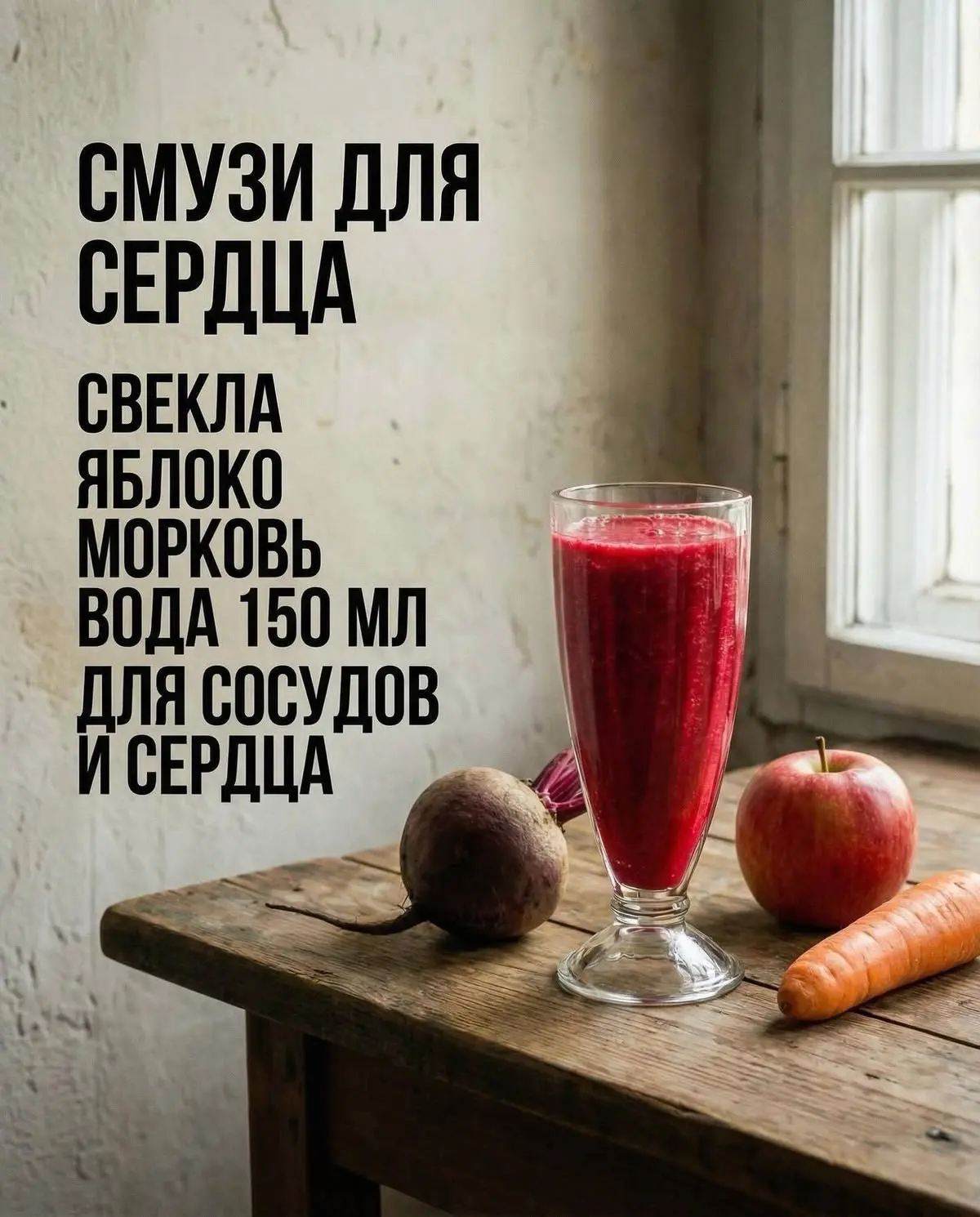 Смузи для сердца и сосудов♥️

Вообще не обязательно делать модный напиток, я люблю делать салат из с