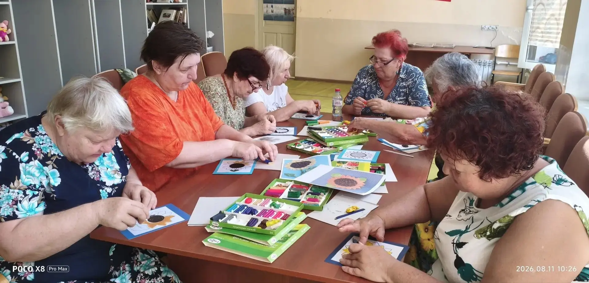 Сегодня в отделении дневного пребывания граждан пожилого возраста и инвалидов прошло за...
