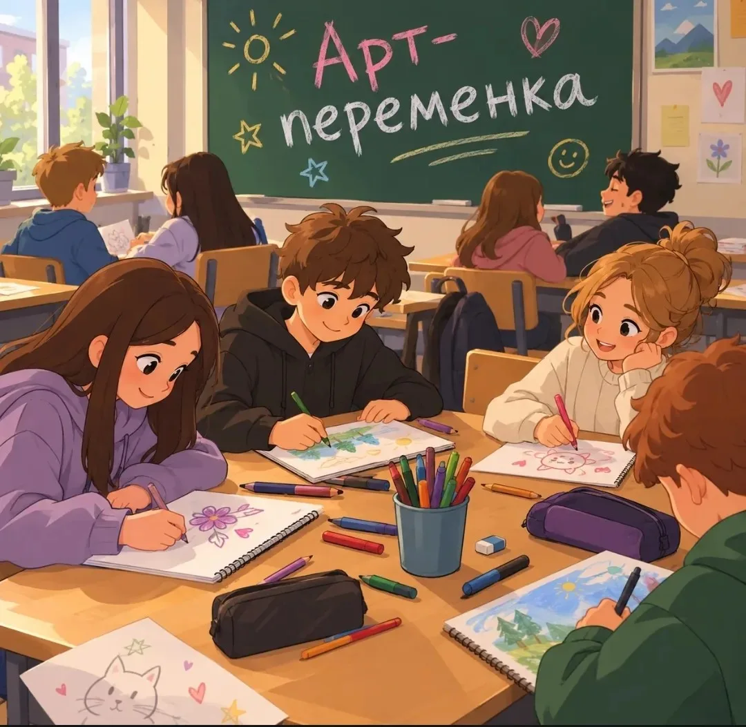 🎨 Арт-перемены: творчество в перерывах между уроками