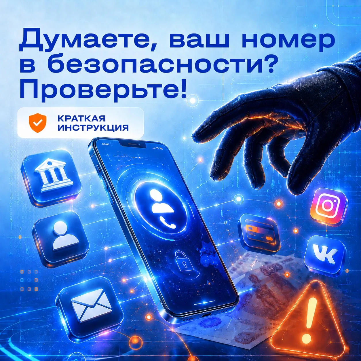 Сегодня телефонный номер – ключ ко все аккаунтам, деньгам и информации о вас. Как обезо...