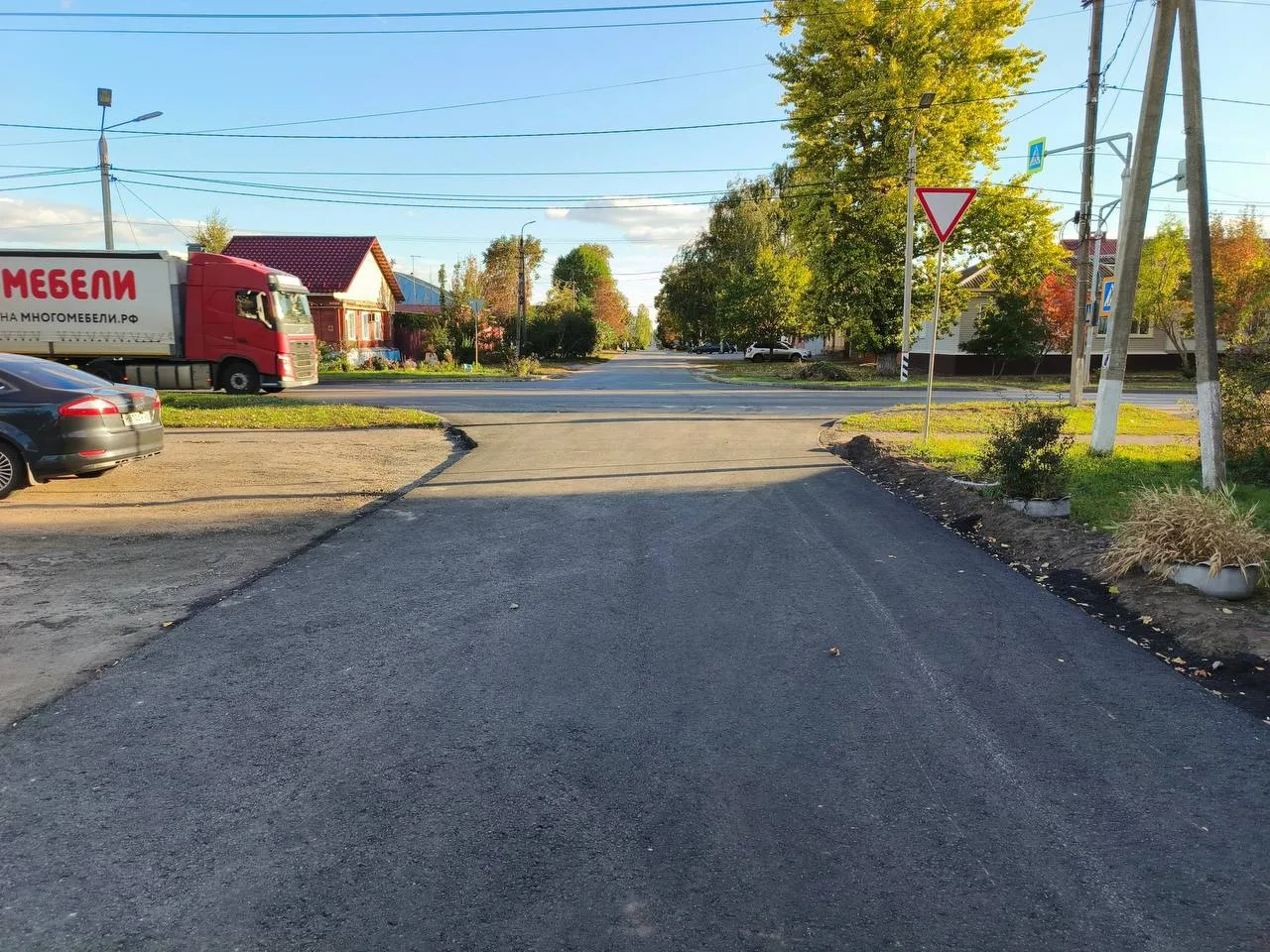 🚧 Участок улицы Ленинской обновили в Борисоглебске.