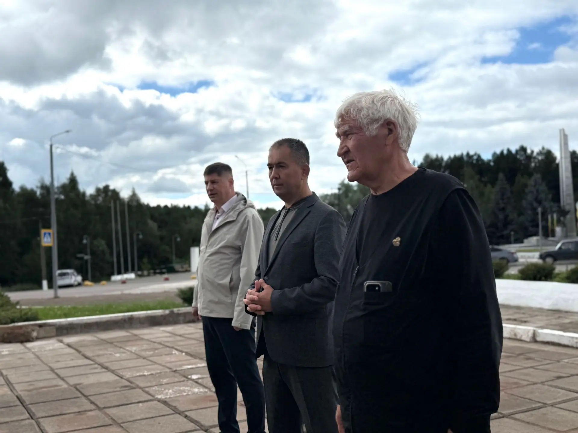 Посмотрел, как идёт строительство памятника воинам‑участникам специальной военной операции на мемори