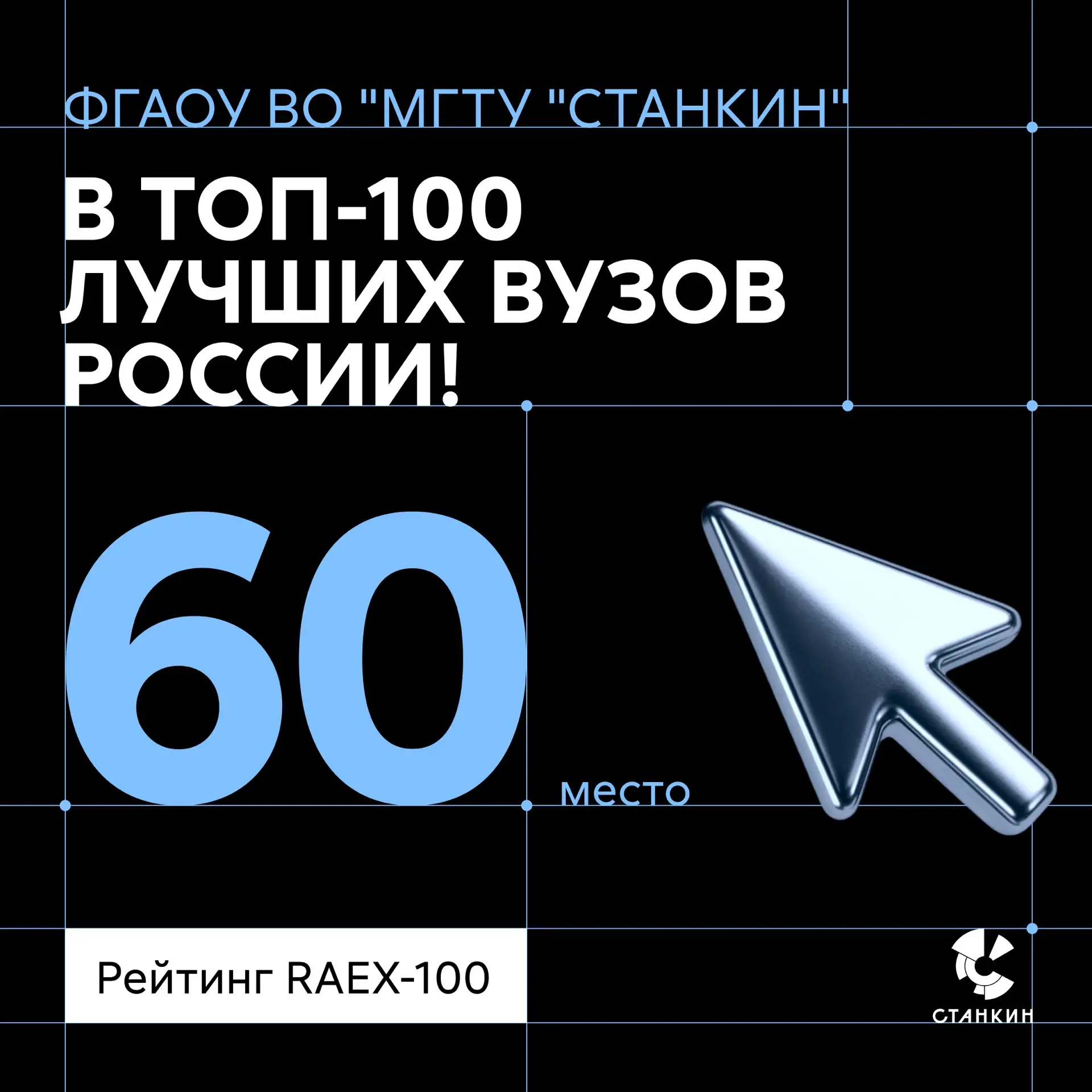 СТАНКИН — в ТОП-100 лучших вузов России!

Опубликован ежегодный авторитетный рейтинг лучших высших у