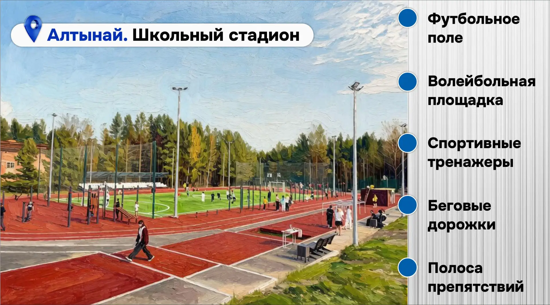 На прошлой неделе состоялось красочное открытие стадиона в школе №3. Кульминацией церем...
