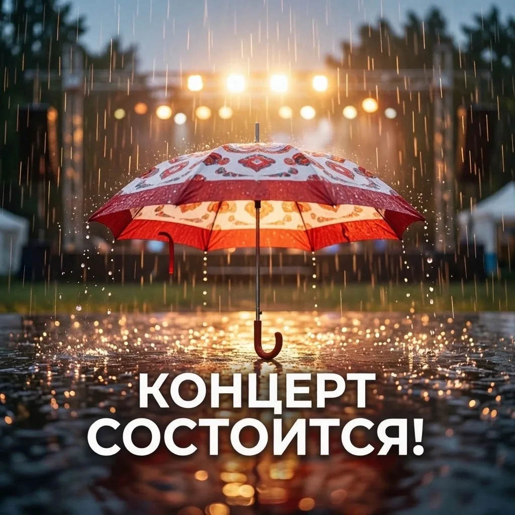 Дорогие зрители! 
Концерт группы «Чайф» в Зелёном театре состоится! 
Одевайтесь теплее и захватите с