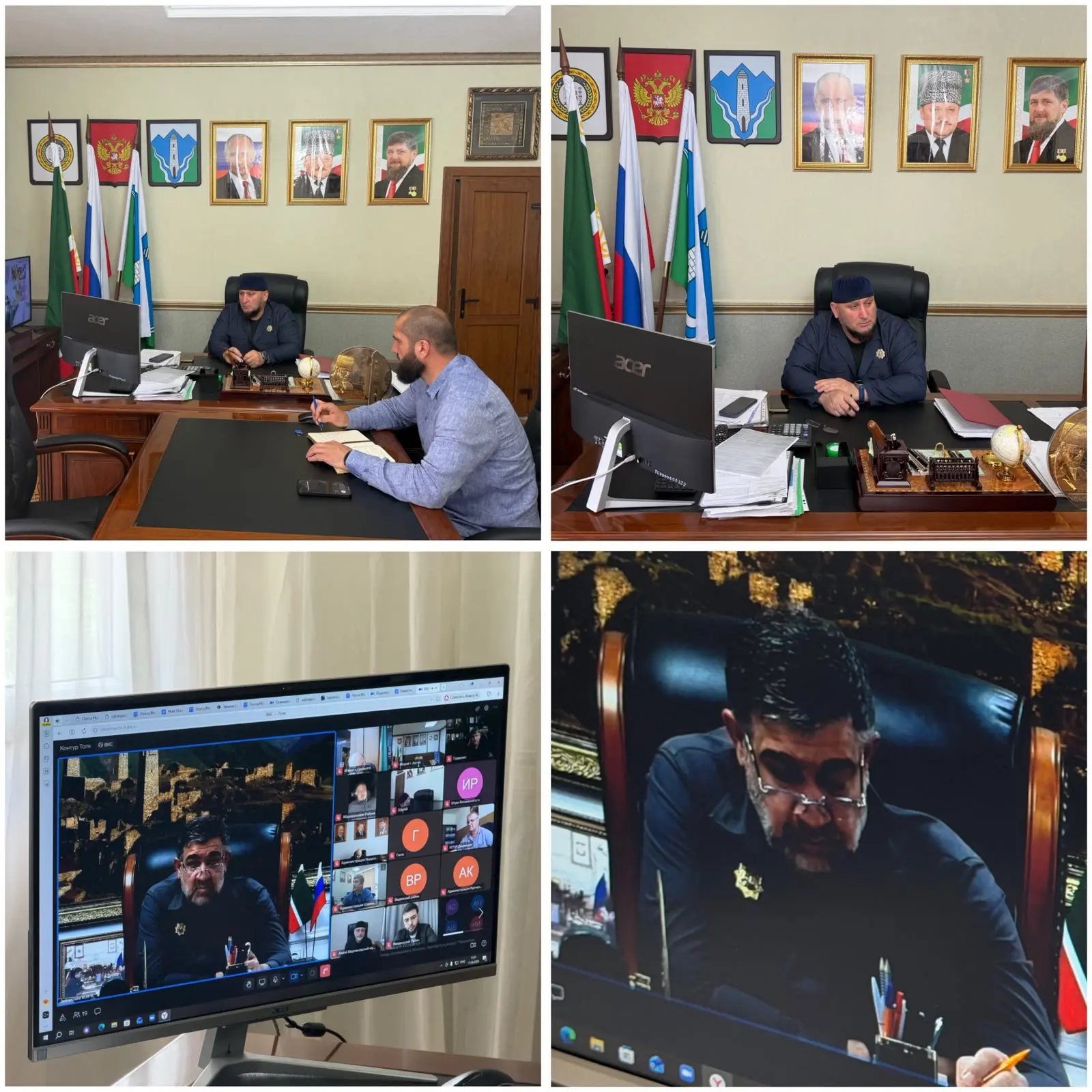 Сегодня принял участие в видеоконференции под руководством Министра строительства, жилищно-коммуналь