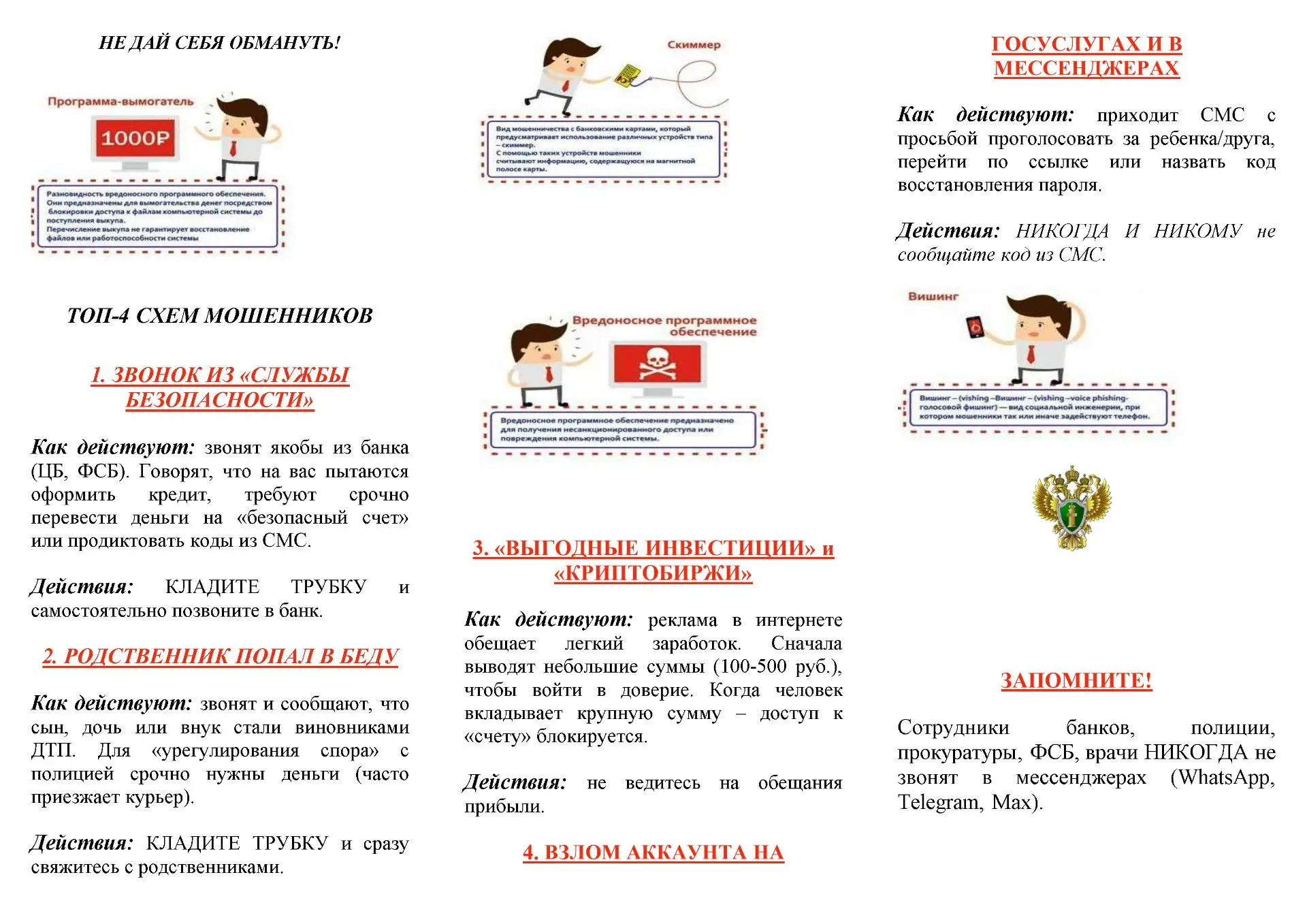 ЧТО ДЕЛАТЬ, ЕСЛИ ВЫ СТАЛИ ЖЕРТВОЙ МОШЕННИКОВ: