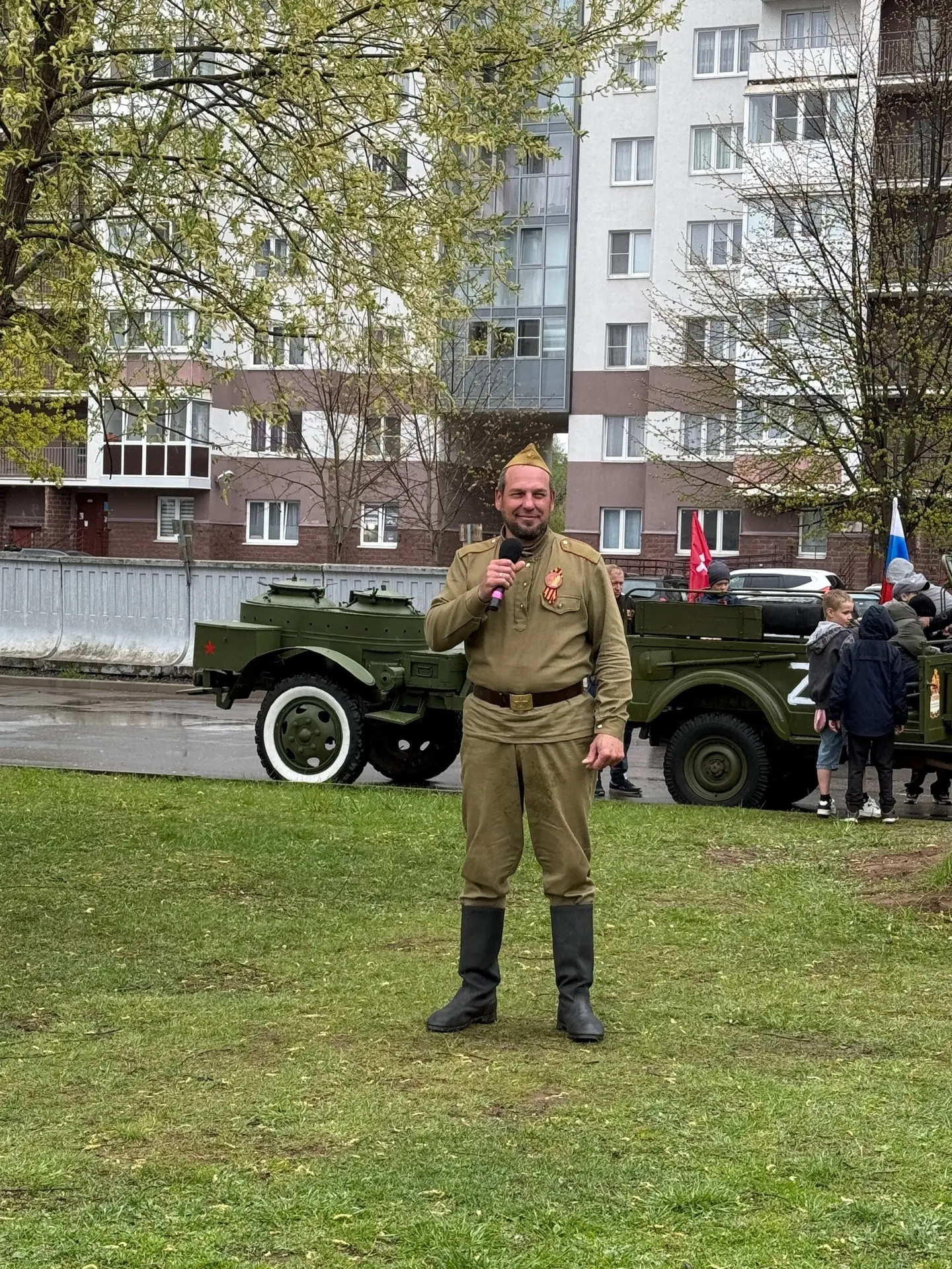 ✅ Победный привал едет по Тихвину