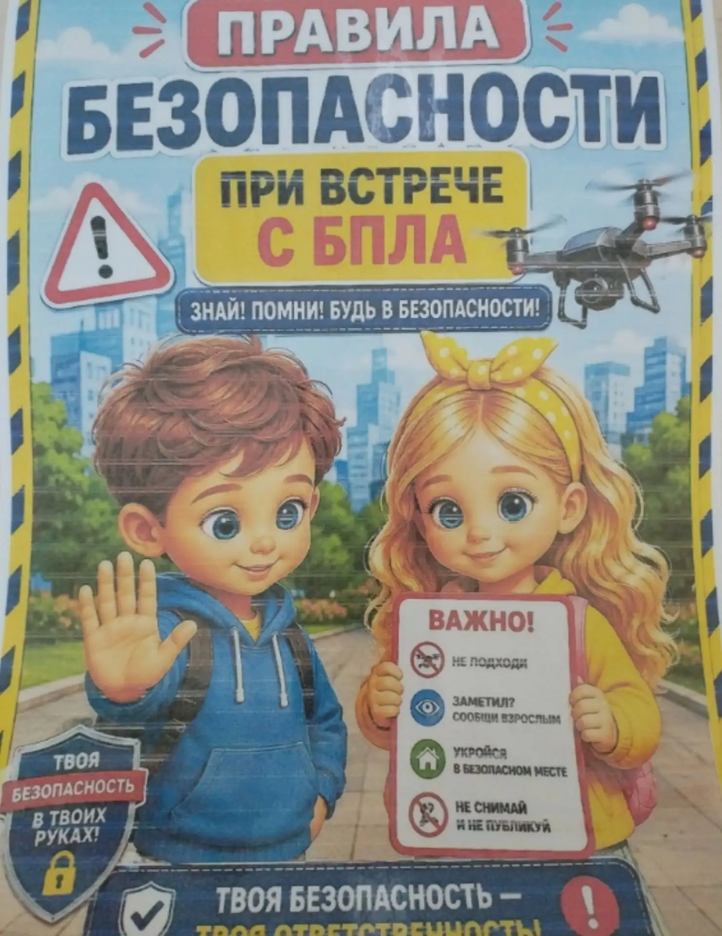 ☝️В подготовительной группе «Нарцисс» в рамках Всероссийского урока безопасности прошло...