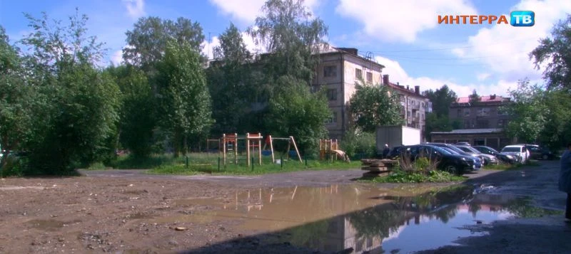 🧐 Из-за обильных дождей участок превратился в болото.