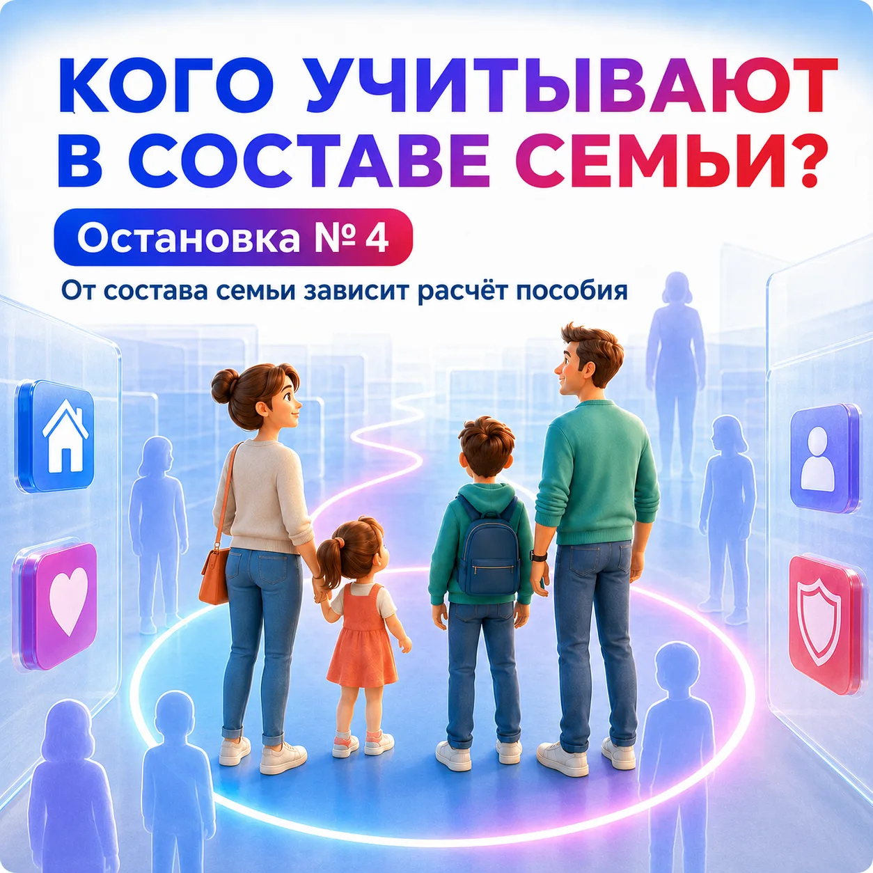 👨‍👩‍👧 Кого учитывают в составе семьи?