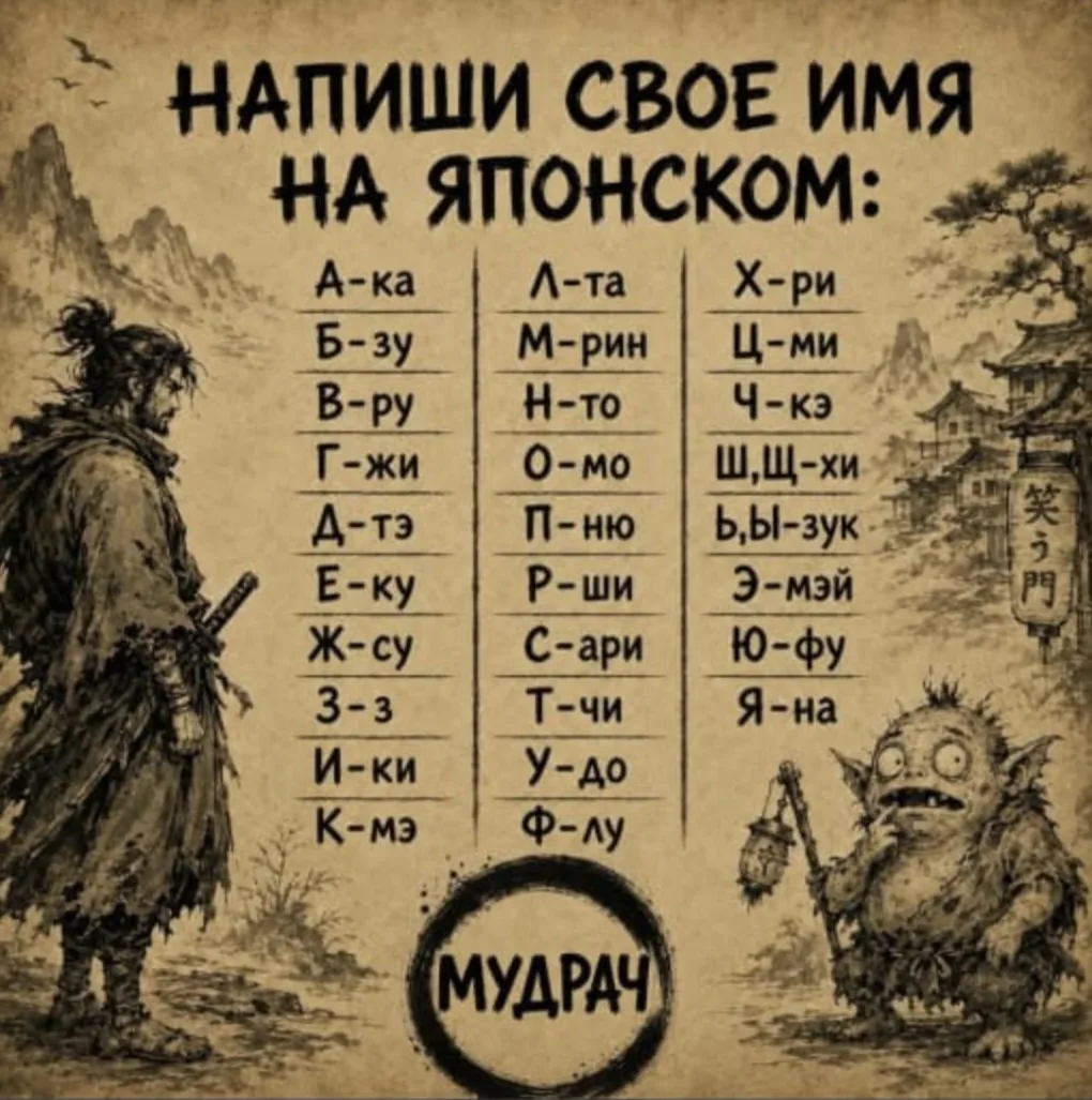 ☝️🤗 Поиграем? Напишите своё имя на японском в комментариях👇😀😉