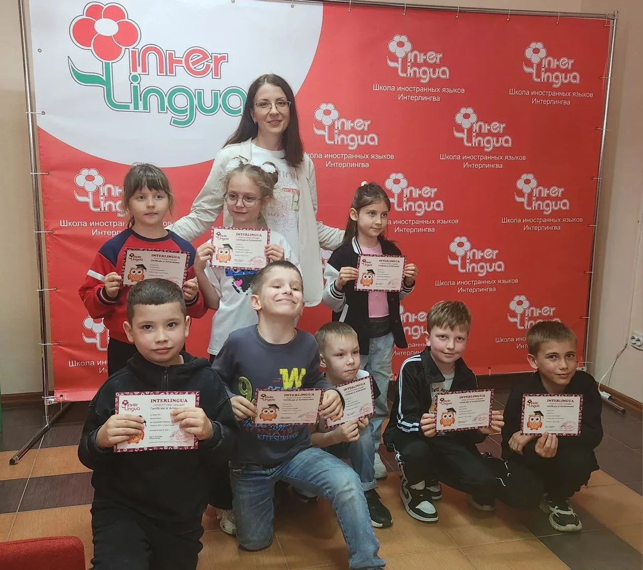 🎉 Поздравляем группу Алины Сергеевны, Academy Stars 1, с окончанием учебного года! ✨