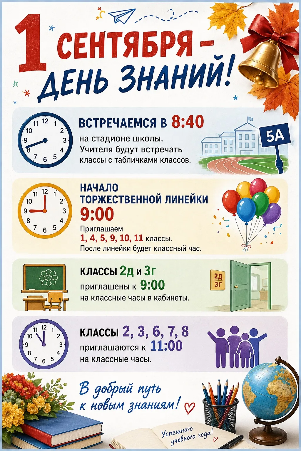 Совсем скоро начнется новый учебный год!!