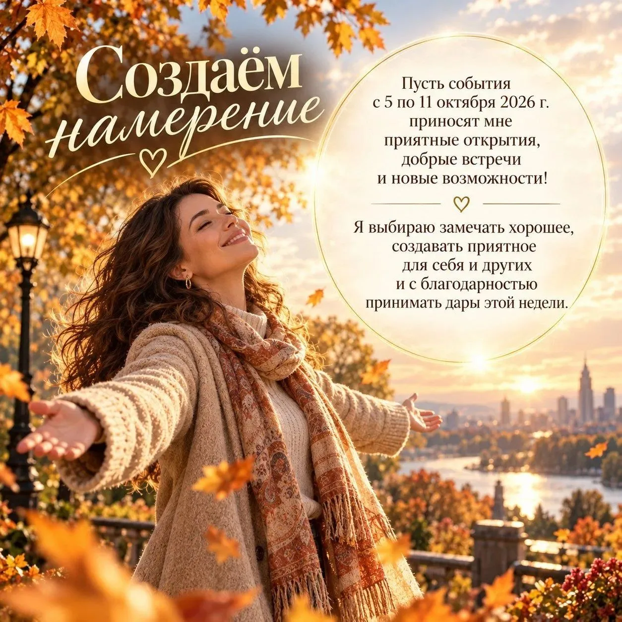 СОЗДАЁМ НАМЕРЕНИЕ НА НЕДЕЛЮ ✨