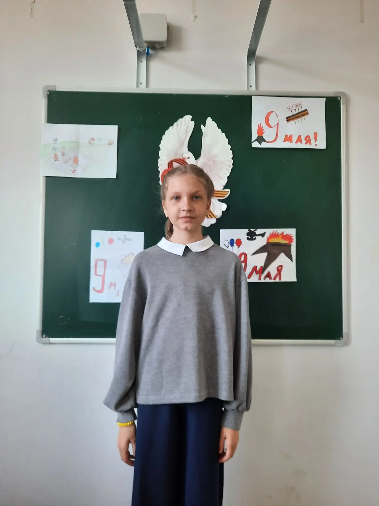 📍 В 5 «В» классе состоялся конкурс чтецов «Победный май». Ребята ответственно подошли к выбору произ