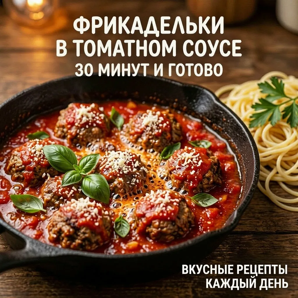 Фрикадельки в томатном соусе!