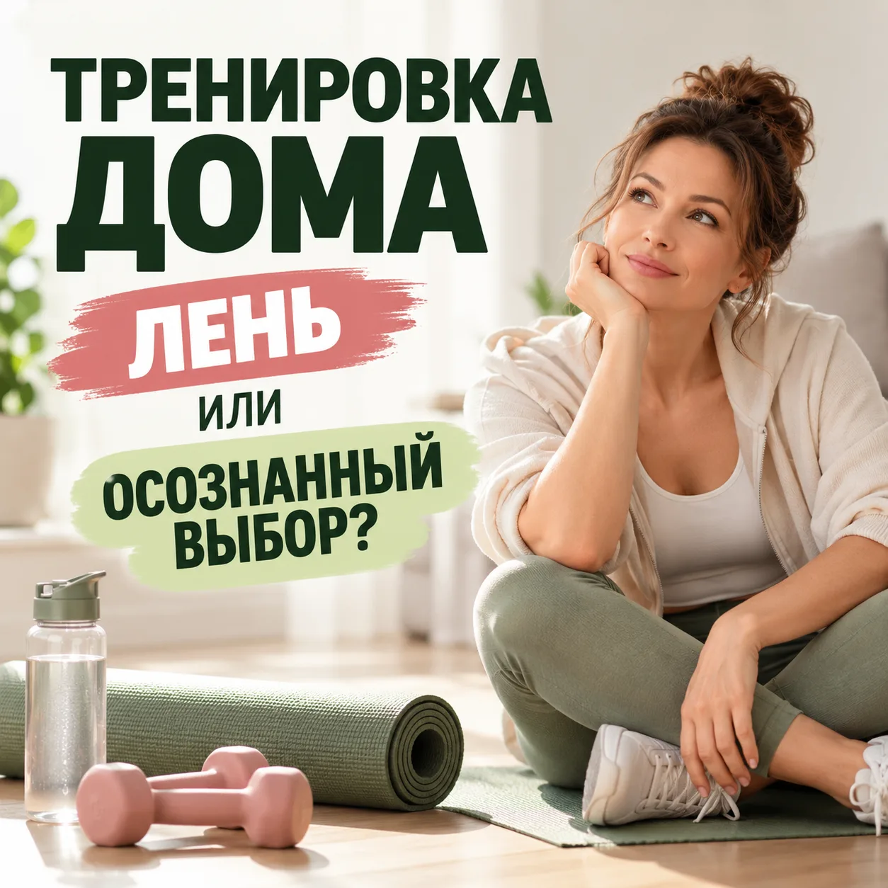 ТРЕНИРОВКА ДОМА: ЛЕНЬ ИЛИ ОСОЗНАННЫЙ ВЫБОР? 🏠💪