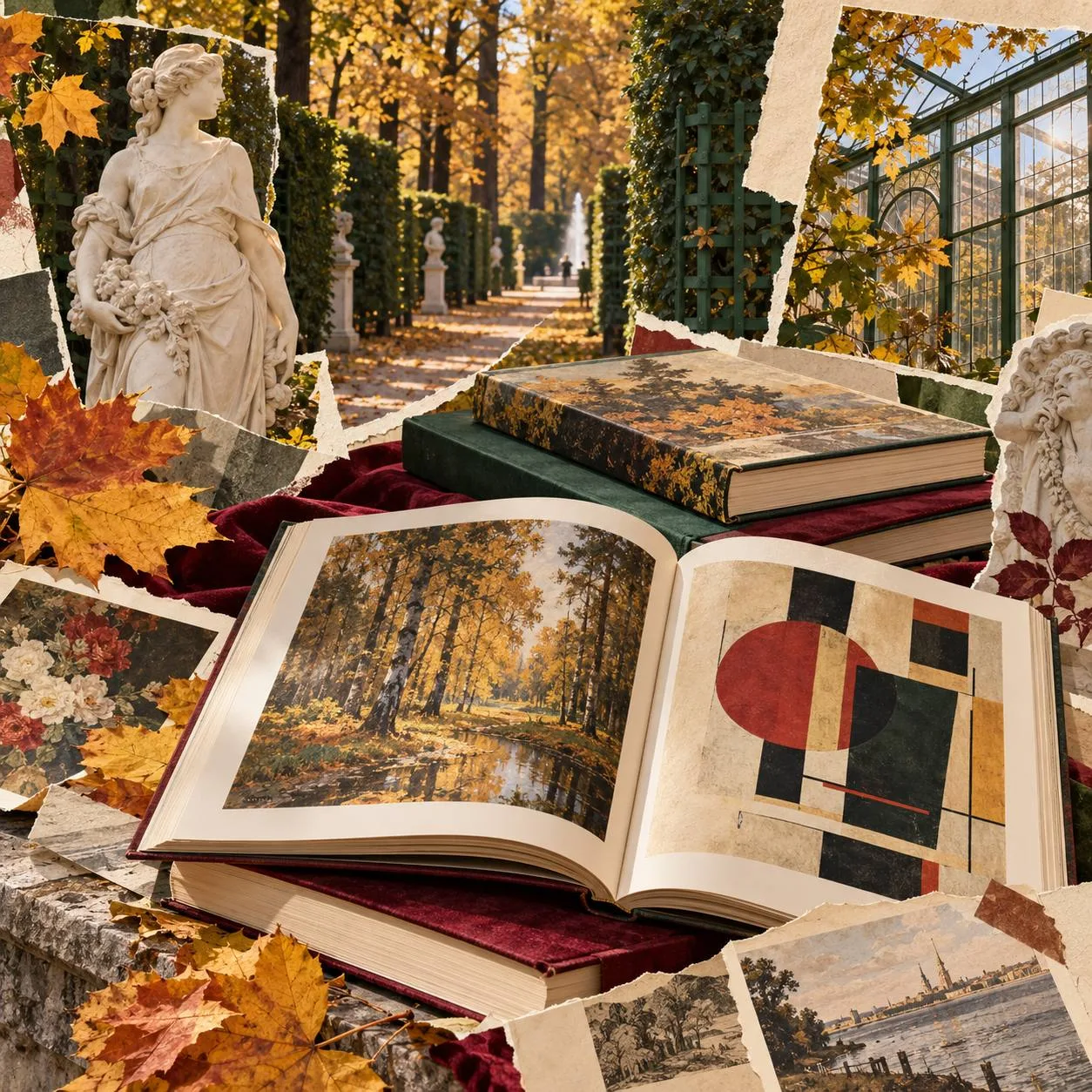 🍁 В Летнем саду пройдёт книжная ярмарка Русского музея