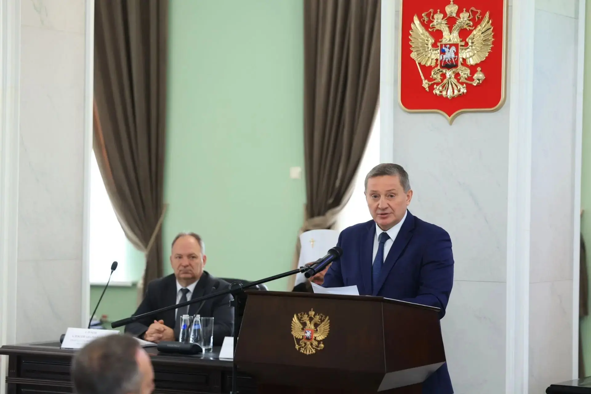 Губернатор Андрей Бочаров принял участие в расширенном заседании коллегии СУ СК РФ по региону.
Глава