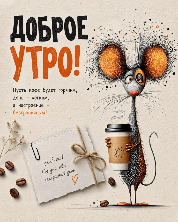 Доброе утро, наши дорогие подписчики 🤗