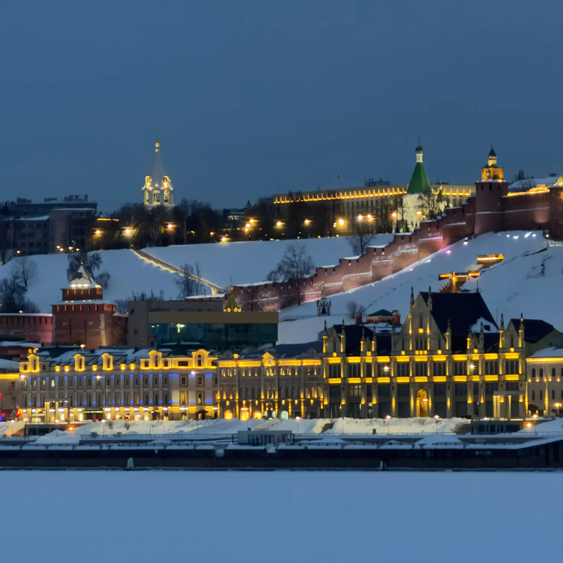 Морозные панорамы любимого Нижнего Новгорода🌃