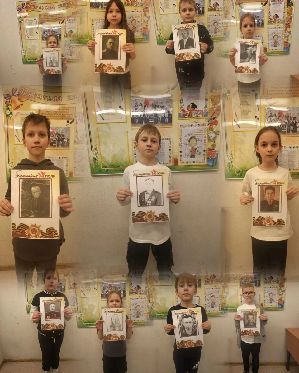 🎖️ 3«З» — наследники Победы!  Ученики 3«З» класса, классный руководитель Клыкова Т.А., с гордостью п