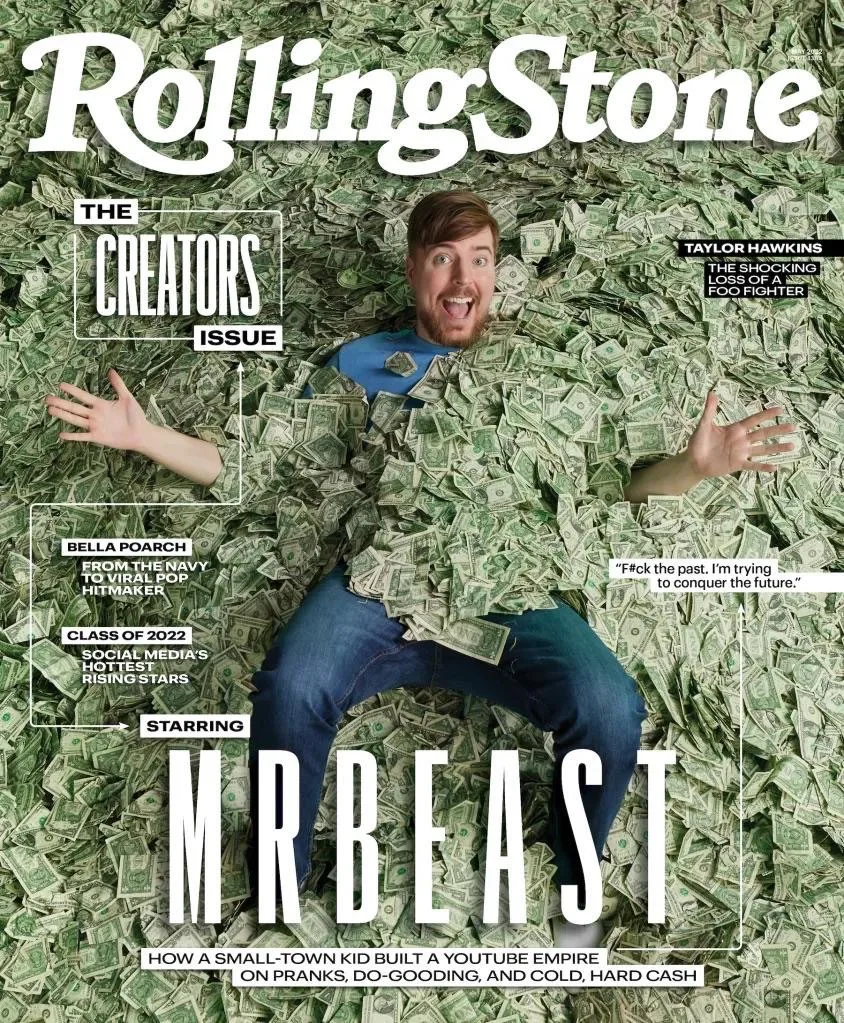 Джимми Дональдсон, известный как MrBeast, стал первым человеком, который достиг отметки в 500 миллио