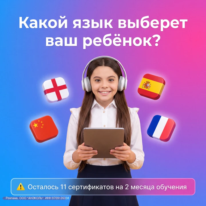 ❗️ Уважаемые родители школьников от 4 до 17 лет.