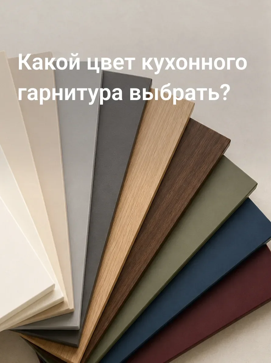 Перед заказом кухни один из самых сложных этапов — выбрать цвет, который не будет раздражать через п