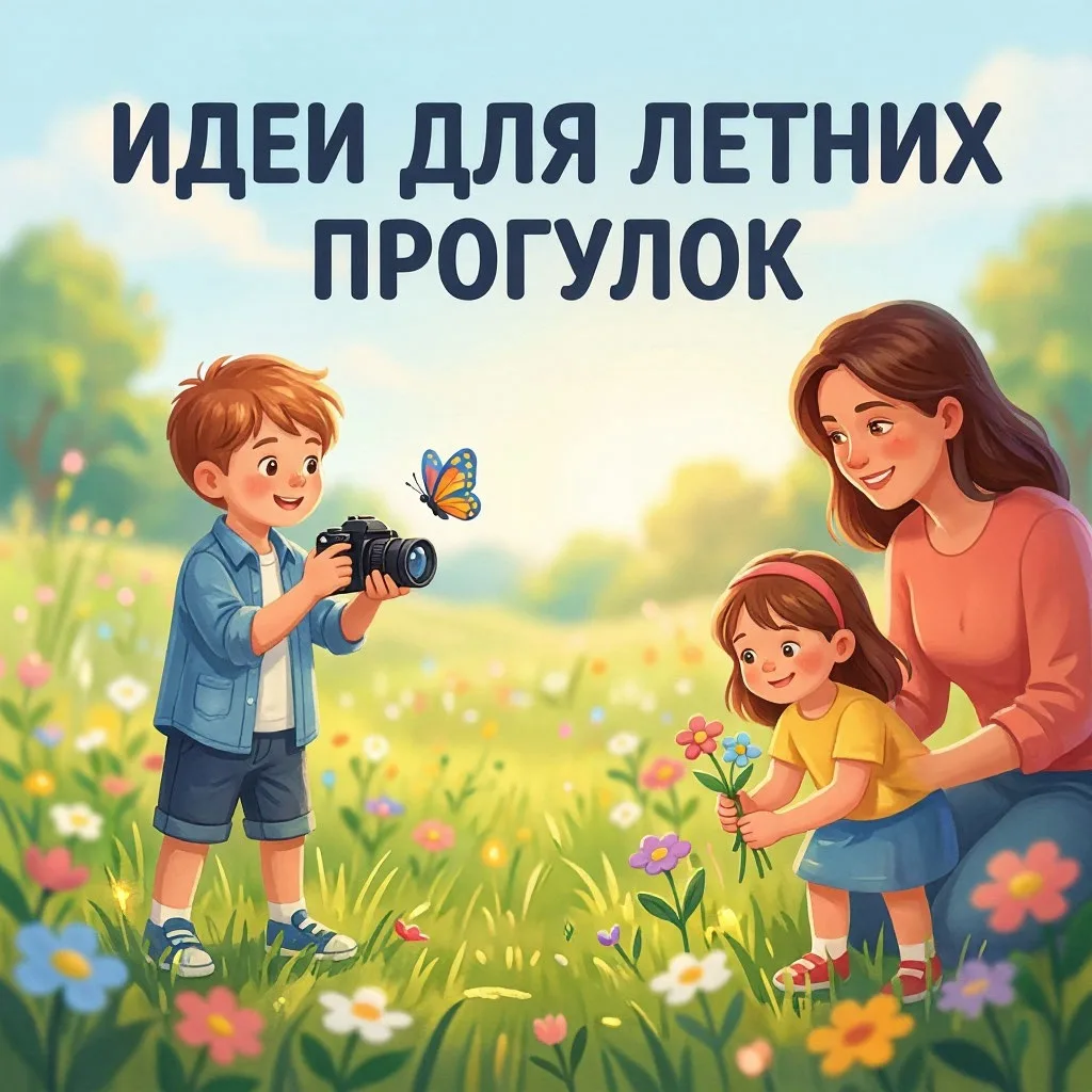 🌞 Весёлые занятия на прогулке: развиваем творчество и наблюдательность! 🌞