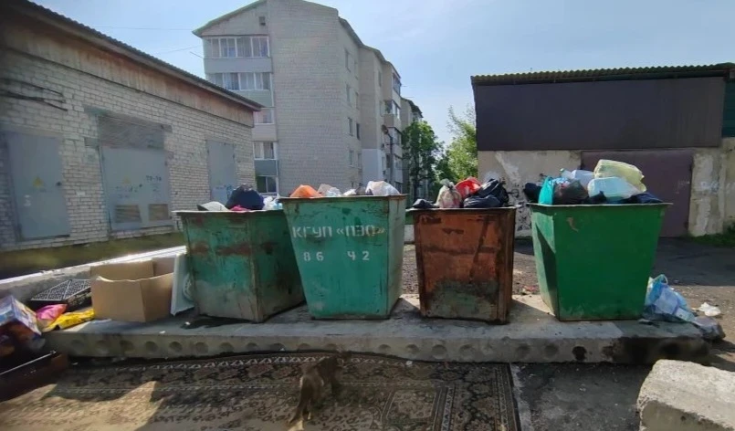 Стартовала замена контейнеров  🗑️Около 30 новых мусорных баков приобретено управлением жизнеобеспече