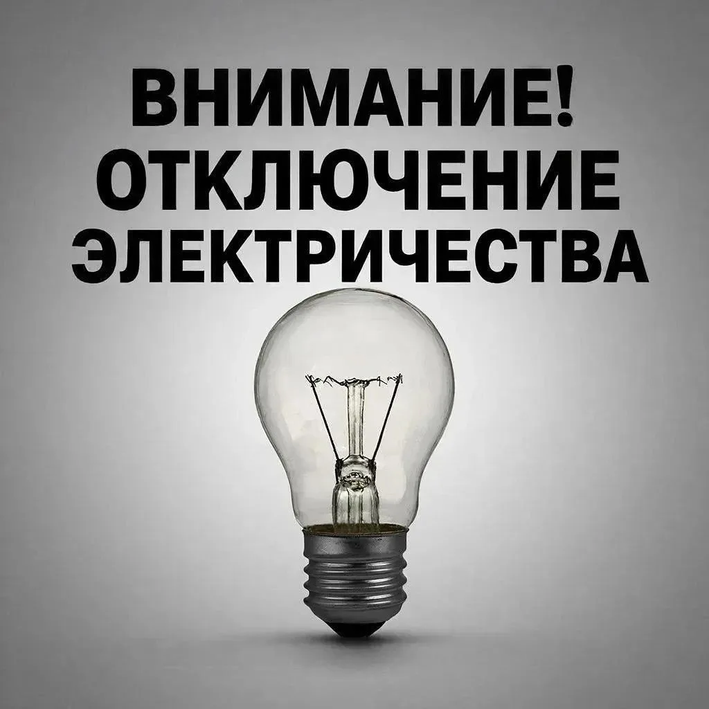 Плановые отключения электроэнергии на  30 июля 2026 года