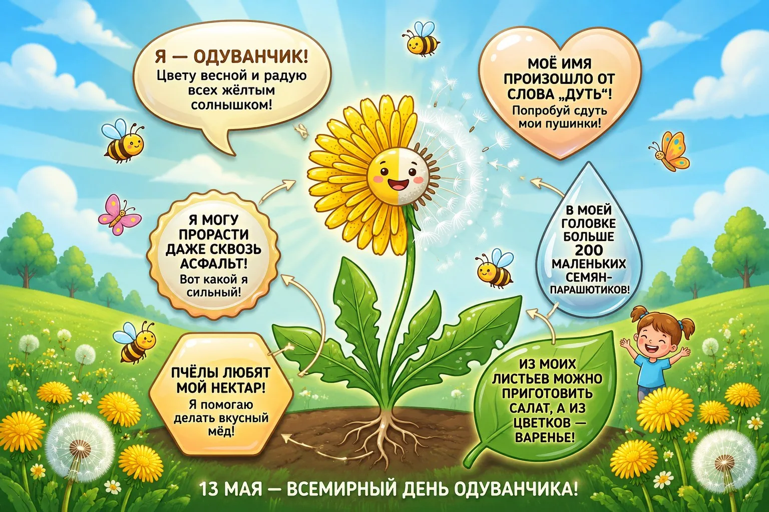 🌼 Всемирный день одуванчика🌼