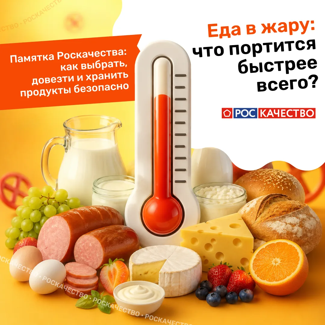 ☀️Жара и продукты: что важно помнить, чтобы не отравиться