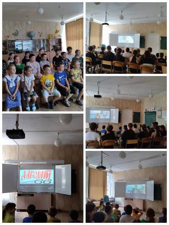 Киносеанс в лагере 🎥