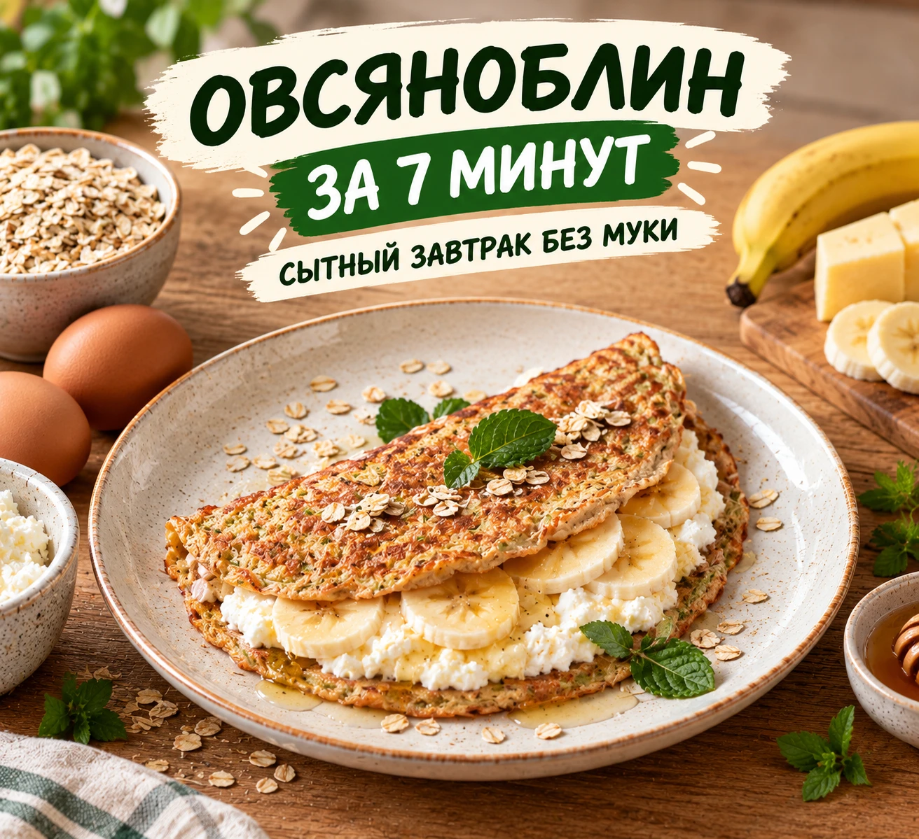 РУБРИКА "ЗАВТРАК ЗА 5-10 МИН" ⏰