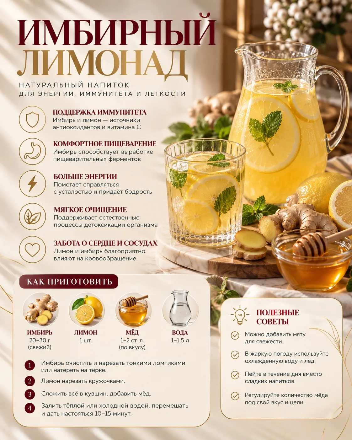 Девочки, это уже давно любимый напиток нашей семьи🍋🫚🍋
